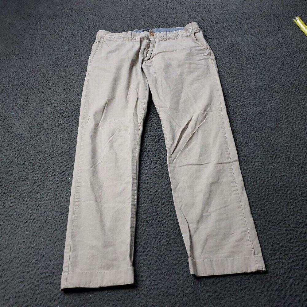 J. Crew 484 Lightweight Chino Pants Cotton Tan Mens Size 30 x27